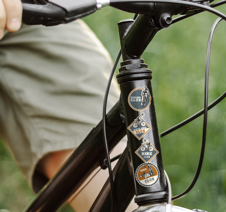 Sticker vélo conception d'ensembles de cyclisme - TenStickers