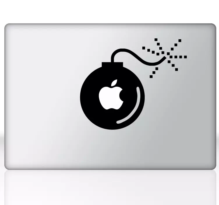Autocollant bombe Apple - TenStickers