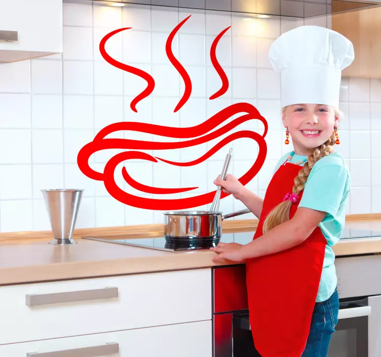 Sticker cuisine hot dog silhouette - TenStickers