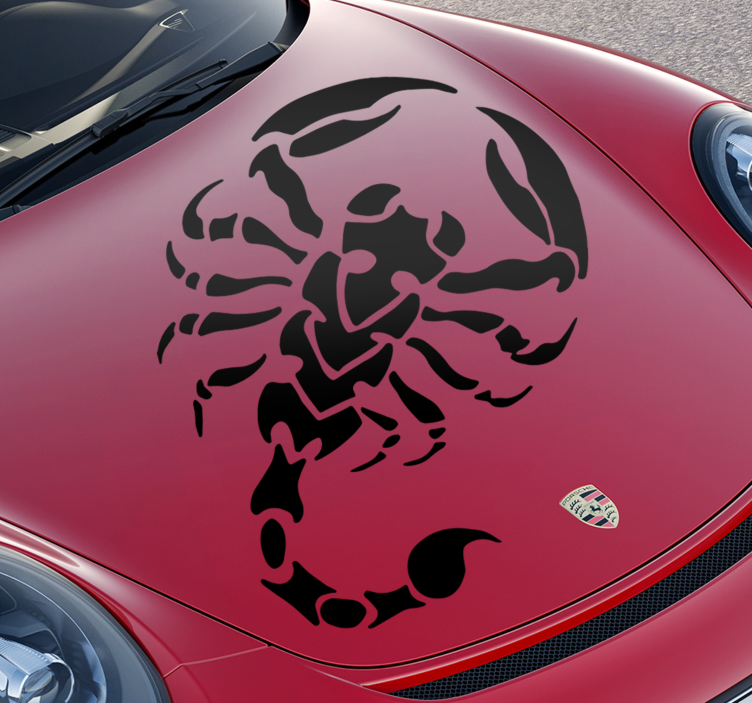Autocollant de vinyle de voiture scorpion - TenStickers