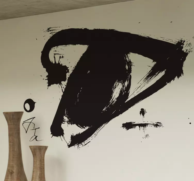 Autocollant mural dessin Tapies - TenStickers