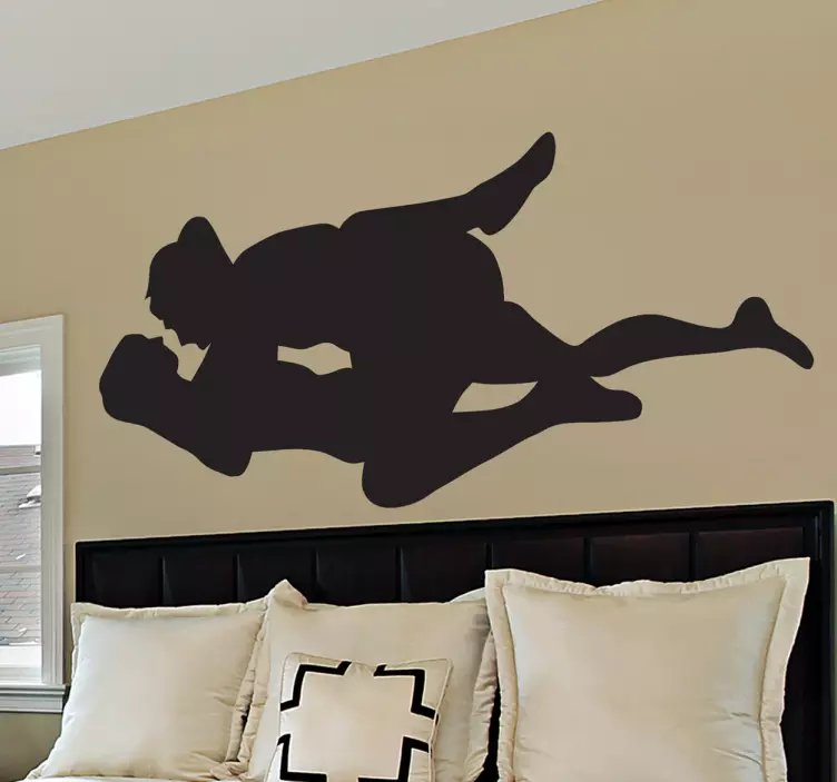 Autocollant mural position du missionnaire - TenStickers