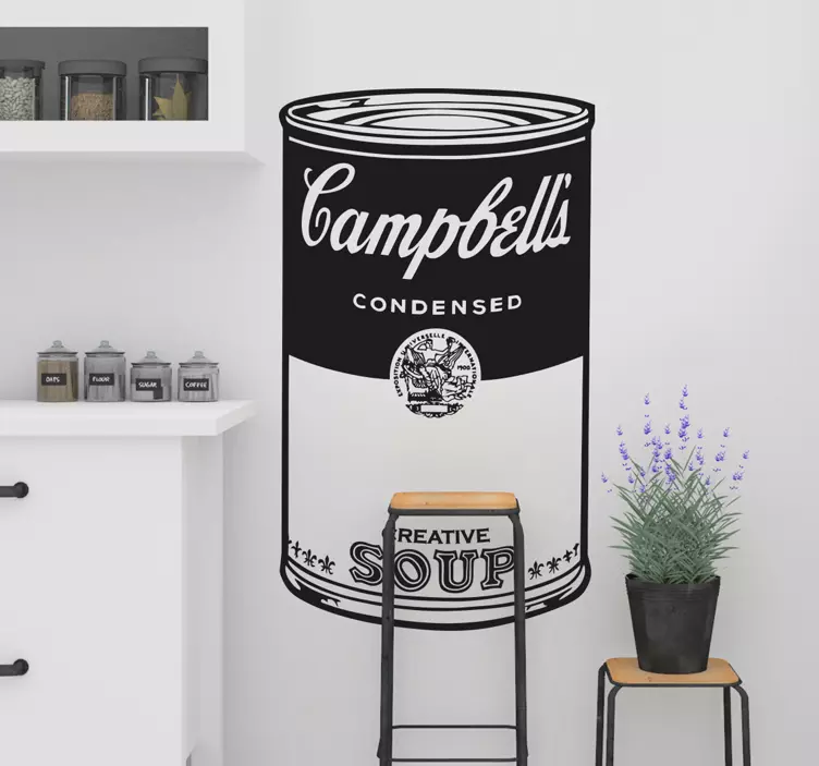 Autocollant mural soupe Campbells - TenStickers