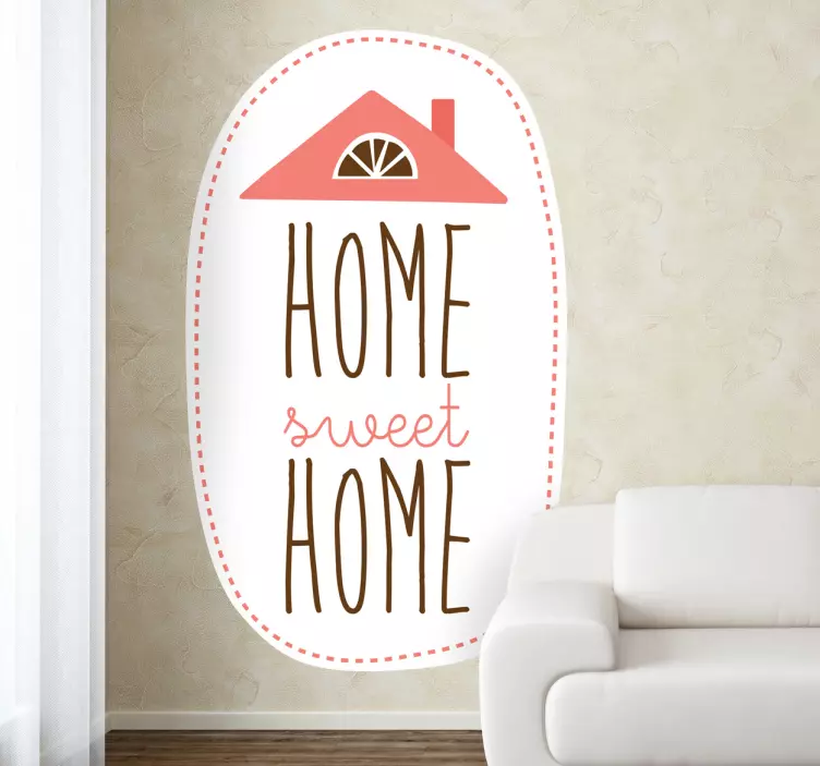 Autocollant mural sweet home - TenStickers
