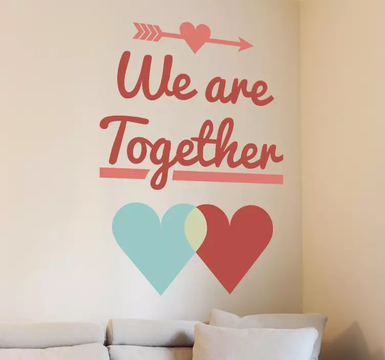 Autocollant mural we are together - TenStickers
