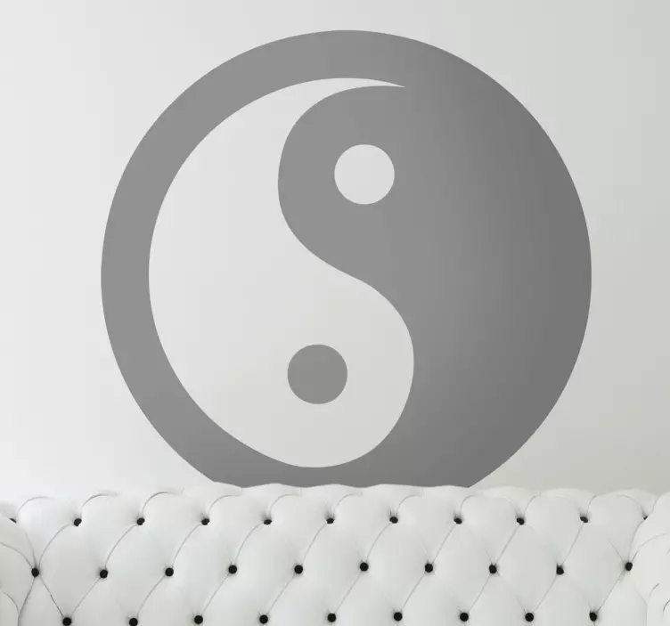 Autocollant mural ying et yang - TenStickers