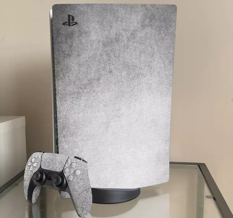 Sticker PS5 Peau de grunge ps5 - TenStickers