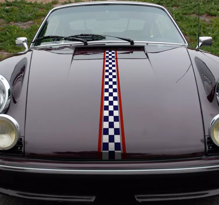 Sticker voiture bande racing - TenStickers