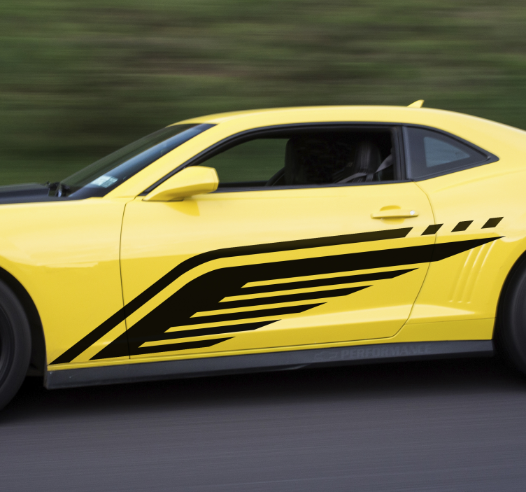 Autocollant voiture tuning décoration ailes - TenStickers