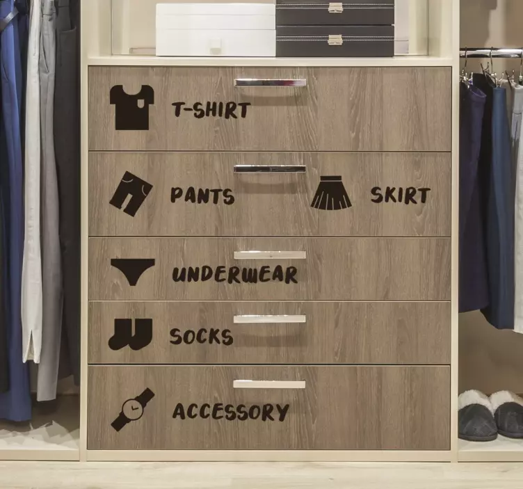 Autocollant pour meubles de placard - TenStickers