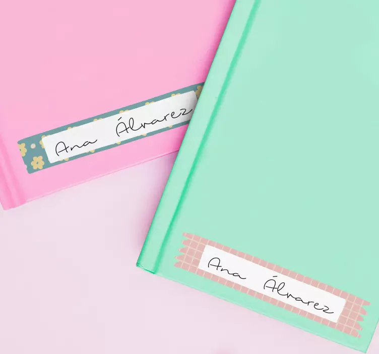 Etiquettes autocollantes pour cahiers - TenStickers