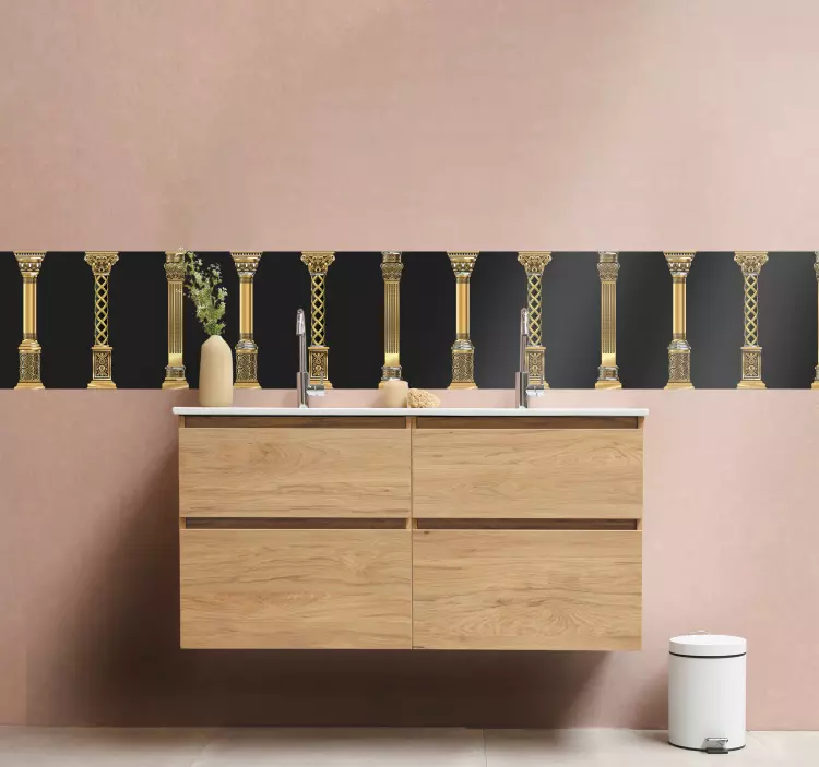 Frise autocollante motif de colonne élégant - TenStickers