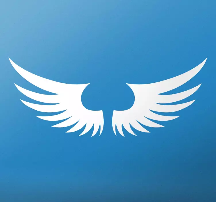 Sticker ailes ange - TenStickers
