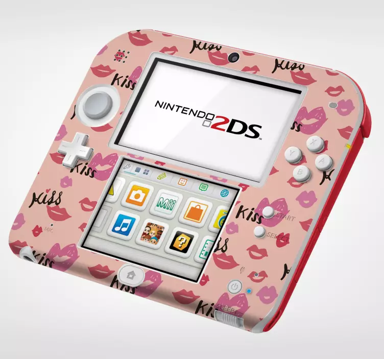 Sticker Amour Bisous Kiss Nintendo - TenStickers