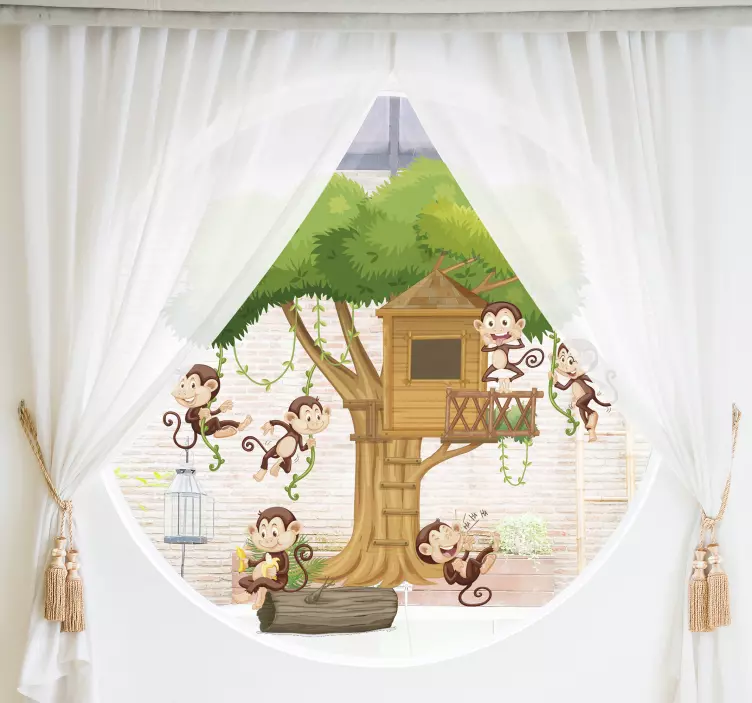 Sticker Animal Jungle savane - TenStickers