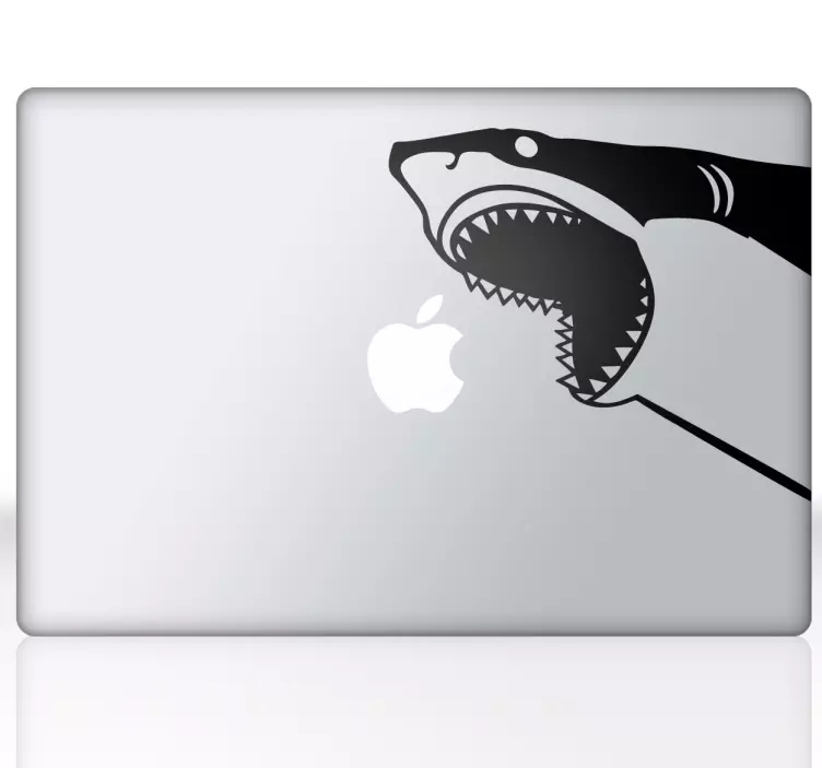 Sticker Macbook requin - TenStickers