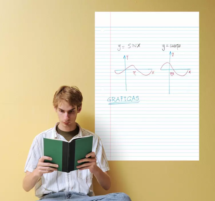 Tableau blanc adhésif feuille blanche - TenStickers