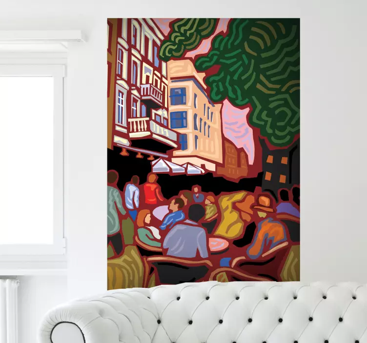 Sticker art peinture impressionniste - TenStickers