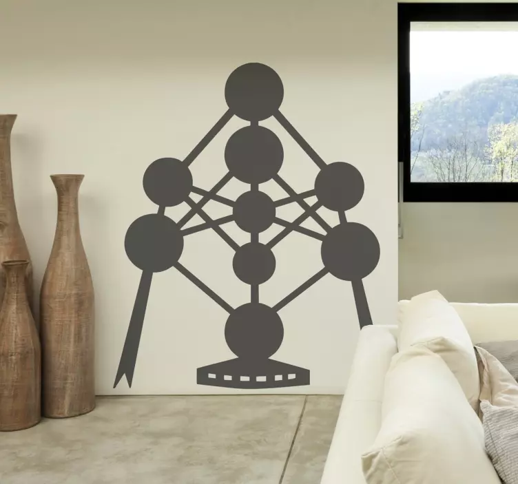 Sticker atomium Bruxelles - TenStickers