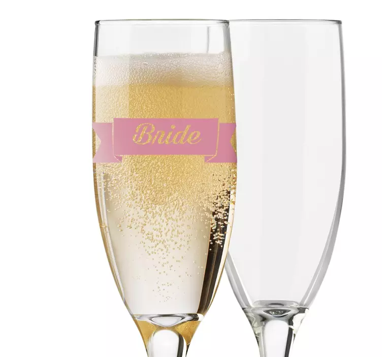 Sticker banderole mariée - TenStickers