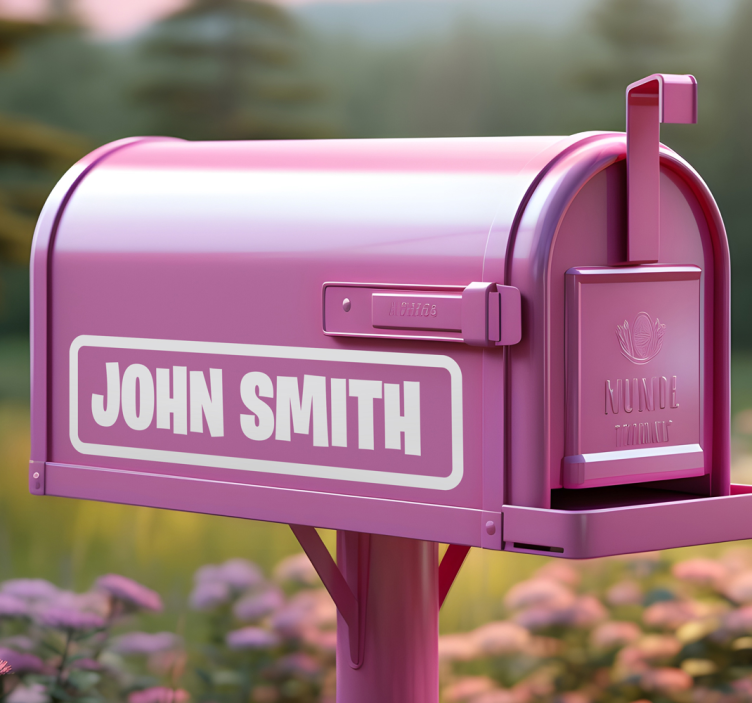 Sticker boîte aux lettres personnalisé - TenStickers