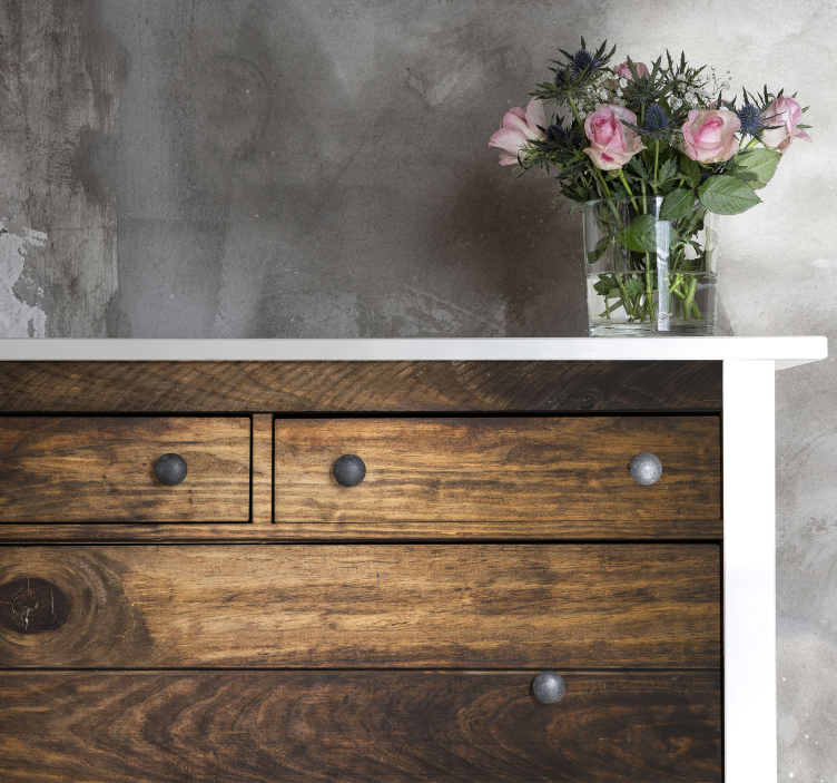 Rouleau adhésif meuble effet vieux bois - TenStickers