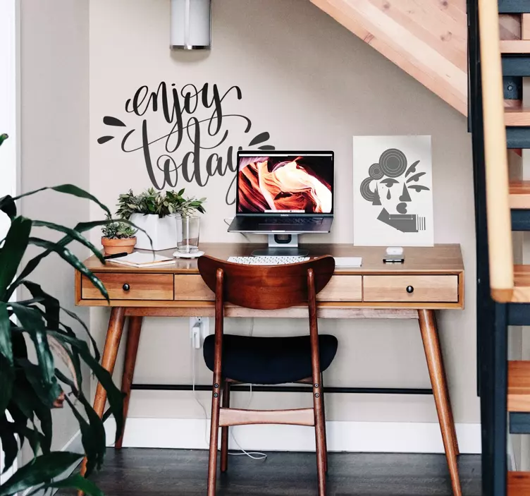 Sticker bureau profitez de chaque jour - TenStickers