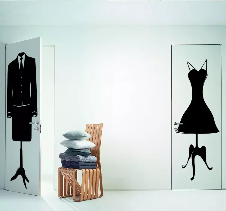 Sticker buste femme - TenStickers