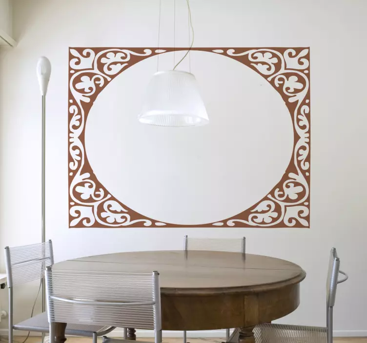 Sticker cadre carré moderne - TenStickers