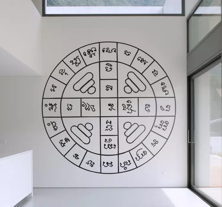 Sticker cercle thaïlandais - TenStickers