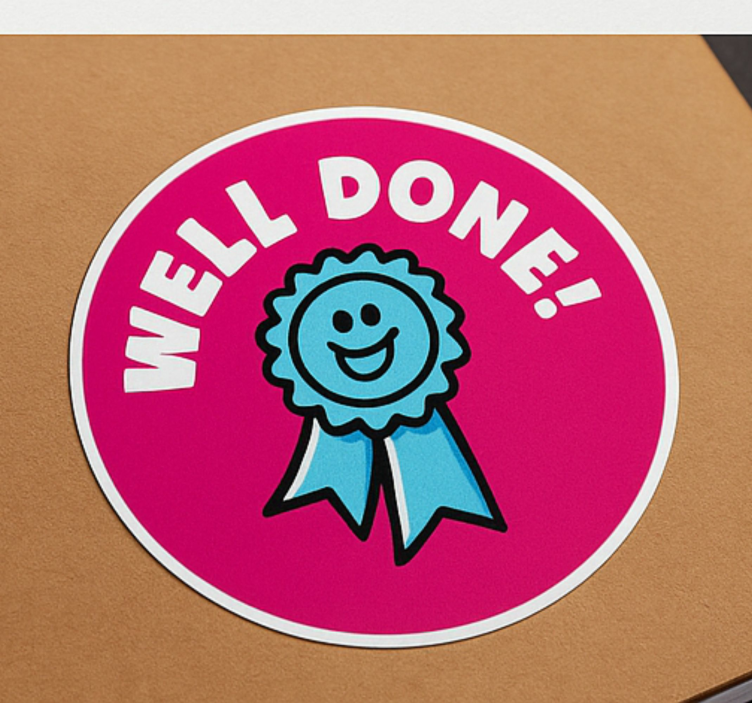 Sticker chambre enfant ensemble de félicitations - TenStickers