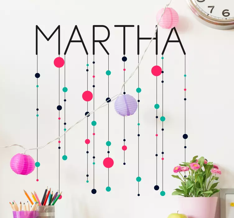 Sticker Chambre Enfant Motifs Cercles - TenStickers