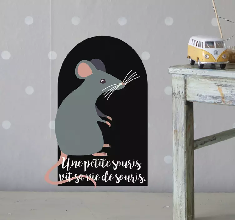 Sticker Chambre Enfant petite souris - TenStickers