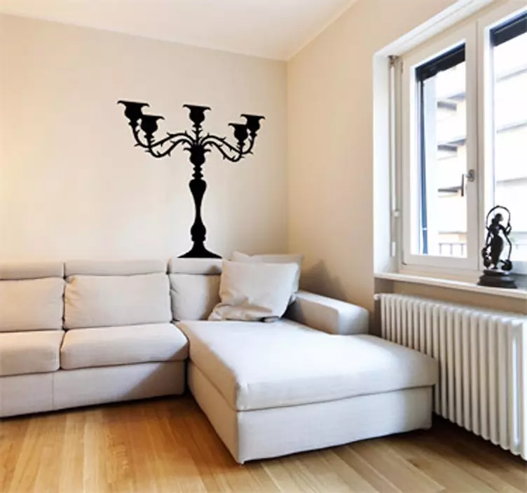 Sticker chandelier baroque - TenStickers