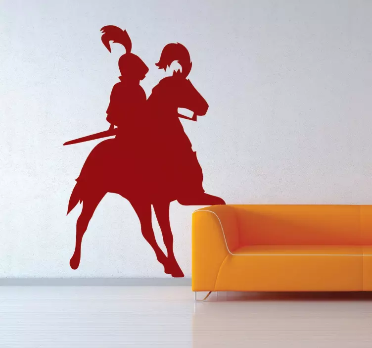 Sticker chevalier - TenStickers