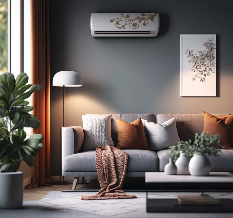 Autocollant clim décoration vintage - TenStickers