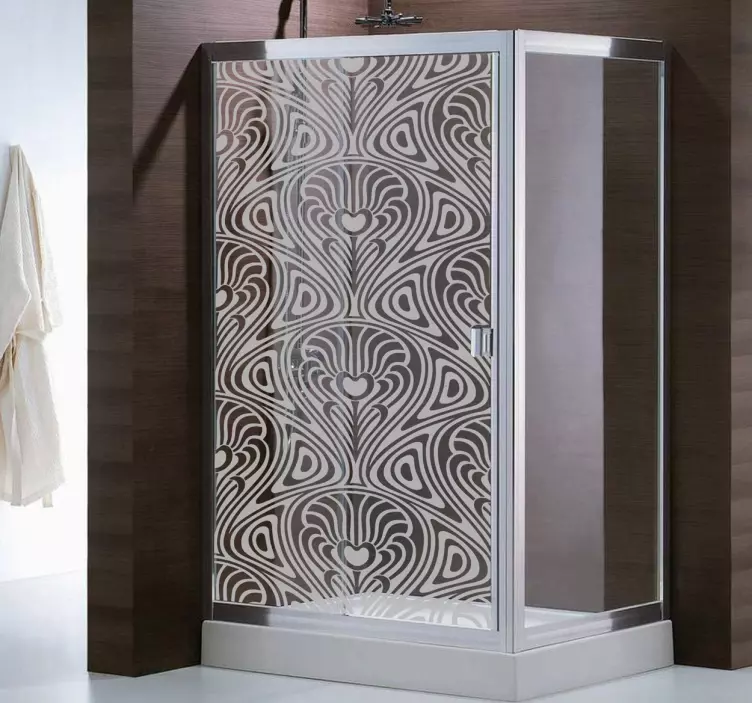 Autocollant Salle de Bain paroi douche Art - TenStickers