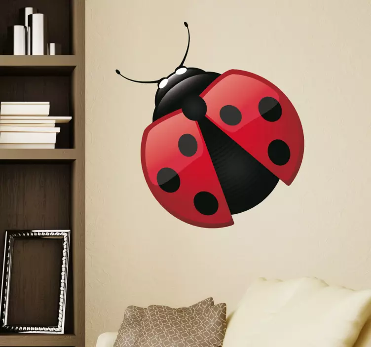 Sticker coccinelle - TenStickers