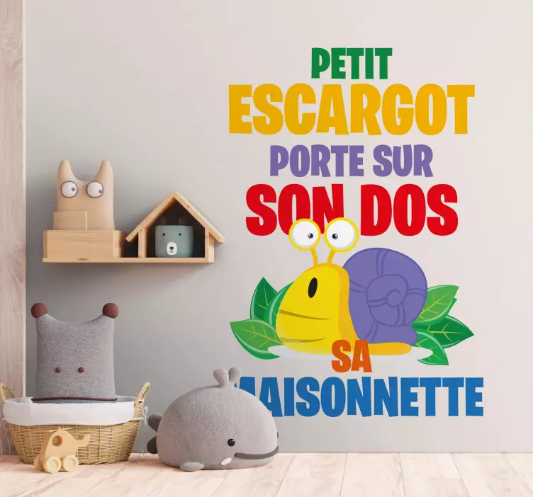 Sticker Comptine chanson bébé - TenStickers
