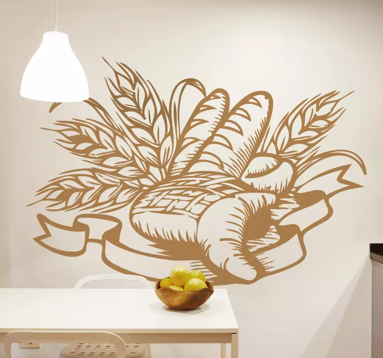 Sticker cuisine composition du boulanger - TenStickers