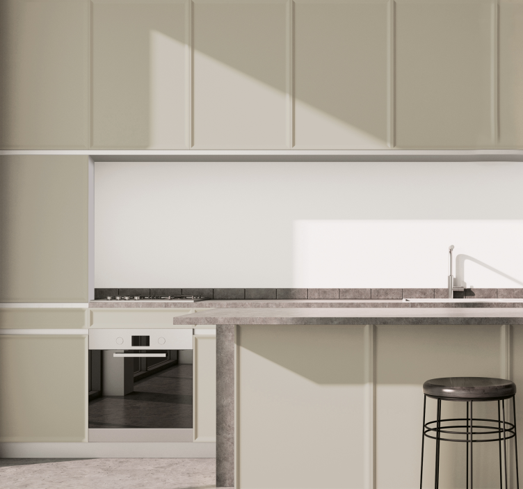 Sticker cuisine drap beige clair - TenStickers