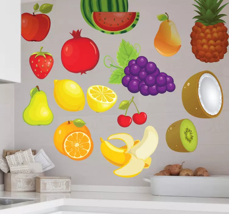 Sticker cuisine fruits variés - TenStickers