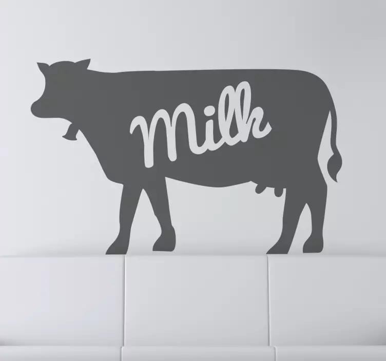 Sticker cuisine vache milk - TenStickers