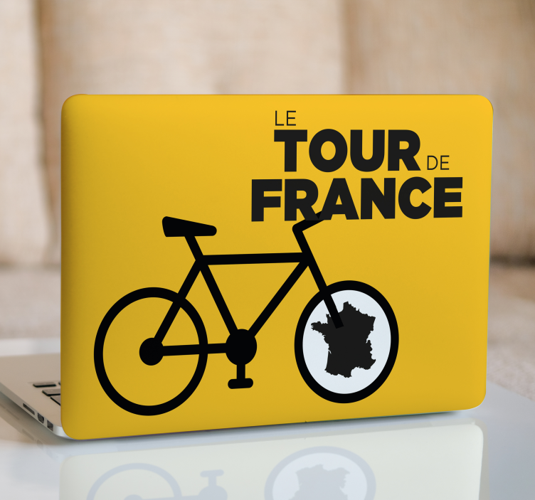 Sticker cyclisme icône tour - TenStickers