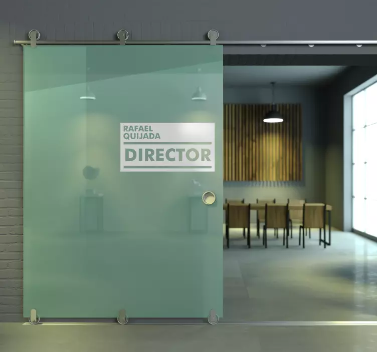 Sticker pour vitre personnalisable - TenStickers