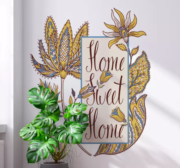 Sticker déco logement confortable - TenStickers