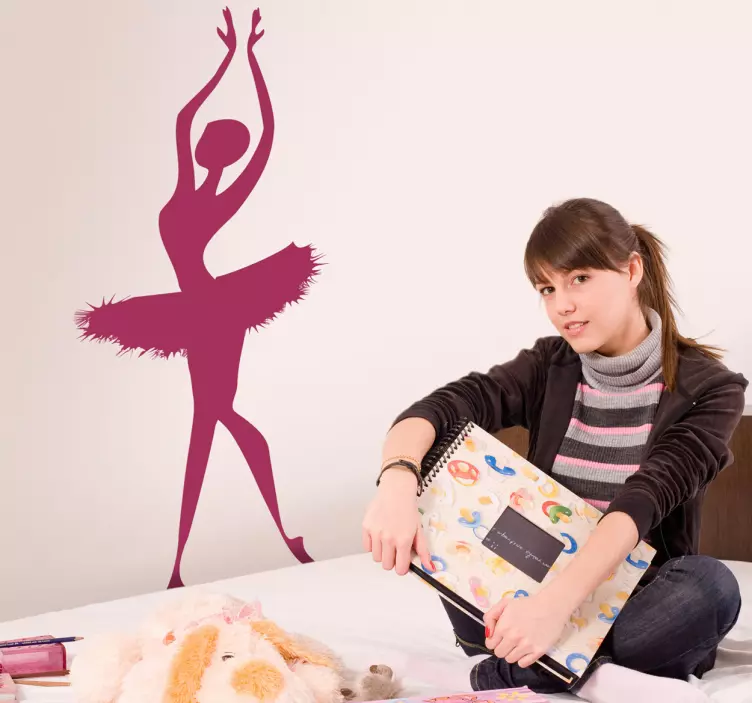 Sticker décoratif danseuse étoile - TenStickers