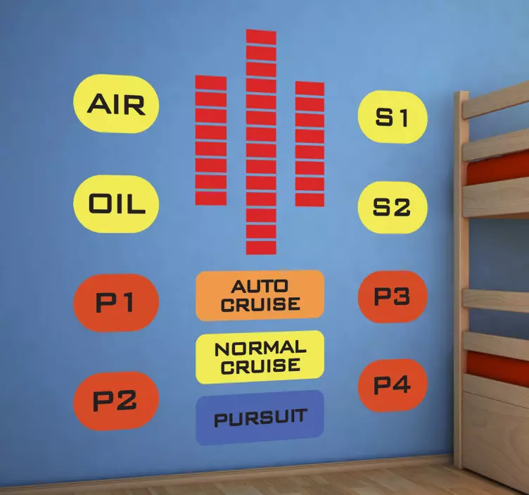 Sticker décoratif Knight Rider voiture - TenStickers