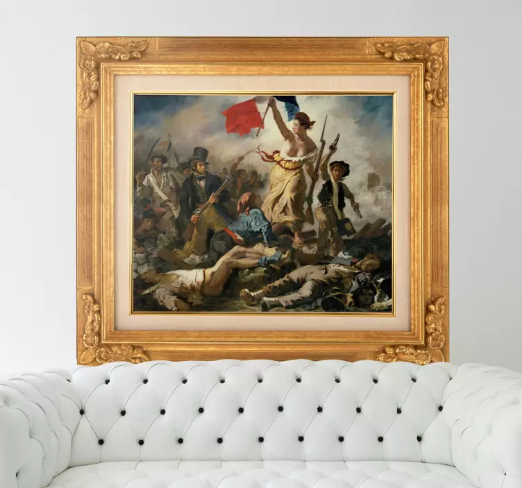 Sticker tableau Delacroix - TenStickers