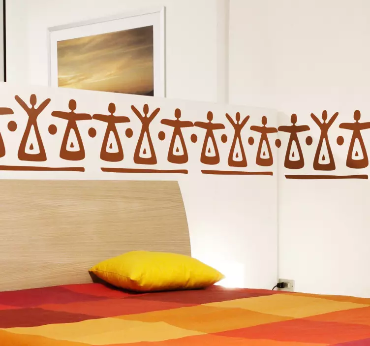 Sticker dessins type africain - TenStickers